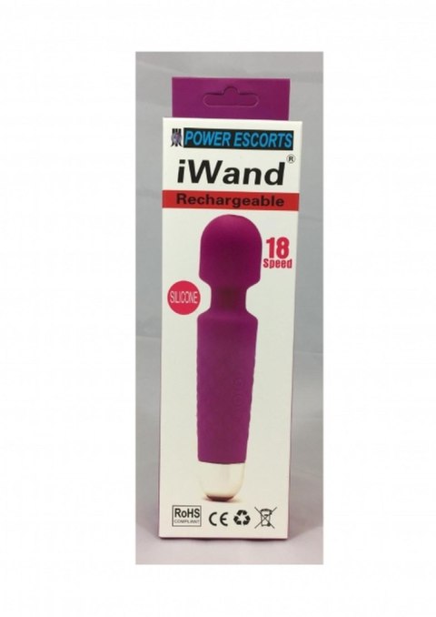 Iwand purple rechargeable silicone bodywand massager