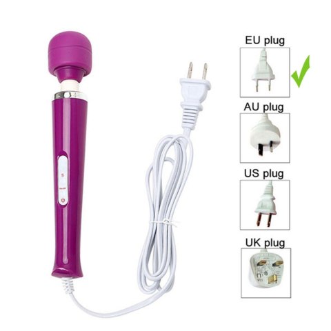 Stymulator-Magic Massager Wand Cable 110-240V Purple 10 Function