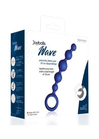 Plug/kulki-Joyballs anal Wave, short, blue