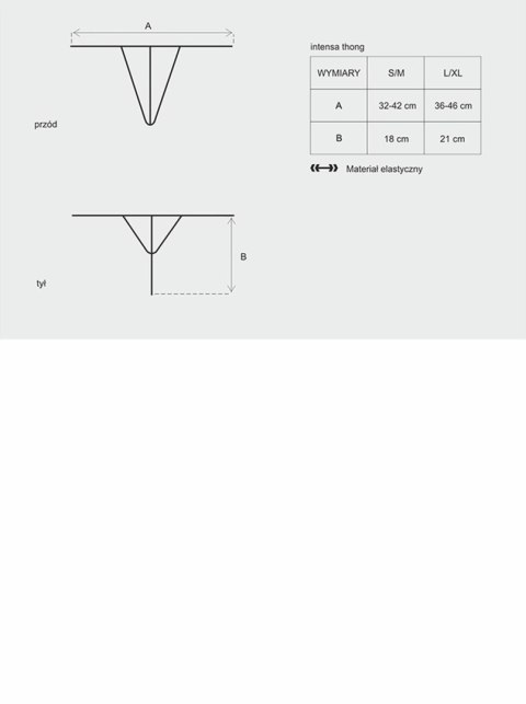 Bielizna-Intensa stringi S/M Bielizna-Intensa stringi S/M