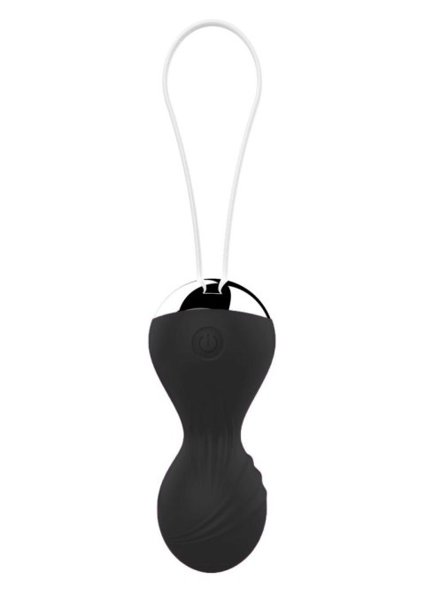 Kulki Kegel z Wibrującego Silikonu USB 10 Funkcji / Zdalne Sterowanie - Czarne Kulki Kegel z Wibrującego Silikonu USB 10 Funkcji / Zdalne Sterowanie - Czarne
