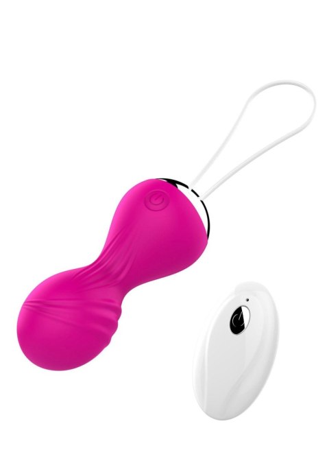 Kulki Kegel z Wibrującego Silikonu USB 10 Funkcji / Zdalne Sterowanie - Różowe Kulki Kegel z Wibrującego Silikonu USB 10 Funkcji / Zdalne Sterowanie - Różowe