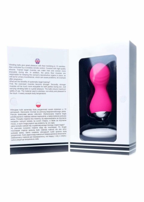 Kulki Kegel z Wibrującego Silikonu USB 10 Funkcji / Zdalne Sterowanie - Różowe Kulki Kegel z Wibrującego Silikonu USB 10 Funkcji / Zdalne Sterowanie - Różowe
