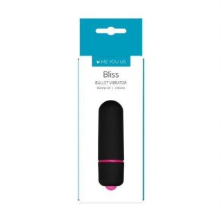 Wibrator-Me You Us Bliss 7 Mode Mini Bullet Vibrator Black