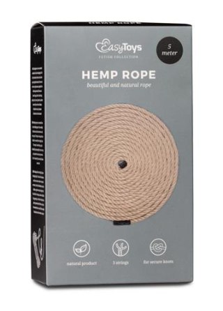 Wiązania-Hemp Bondage Rope 5M