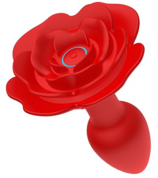 Rose rotating anal plug