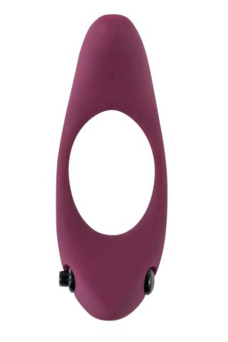 Pierścień-Erection Vibroring Pure Passion Lunar Wine Red