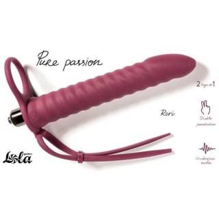 Strap-on Pure Passion Rori Wine Red