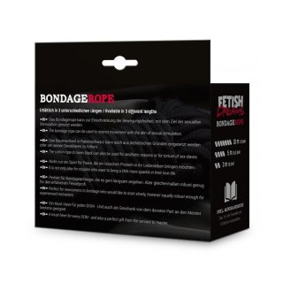 Fetish Dreams Bondage Rope 3m Black