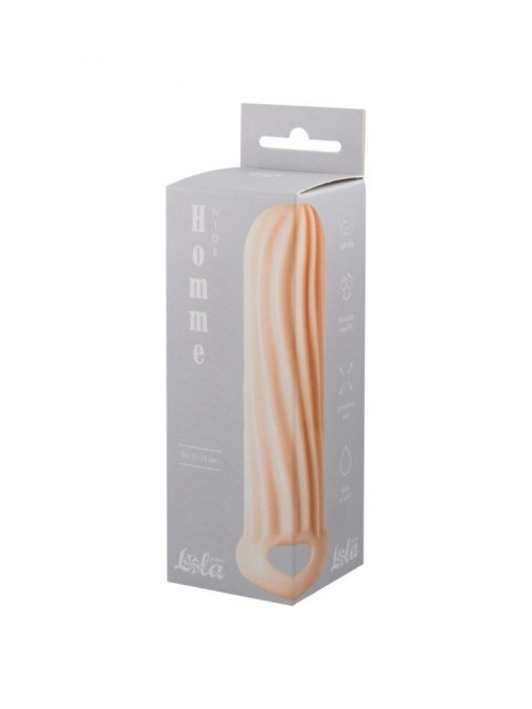 Penis sleeve Homme Wide Flesh for 11-15cm