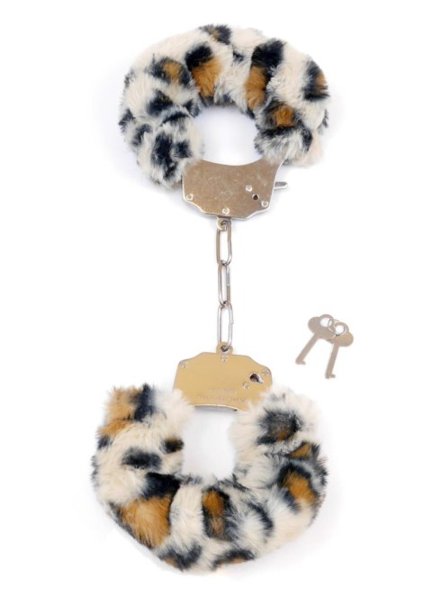 Kajdanki Fetish B - Series- Furry Cuffs Leopard