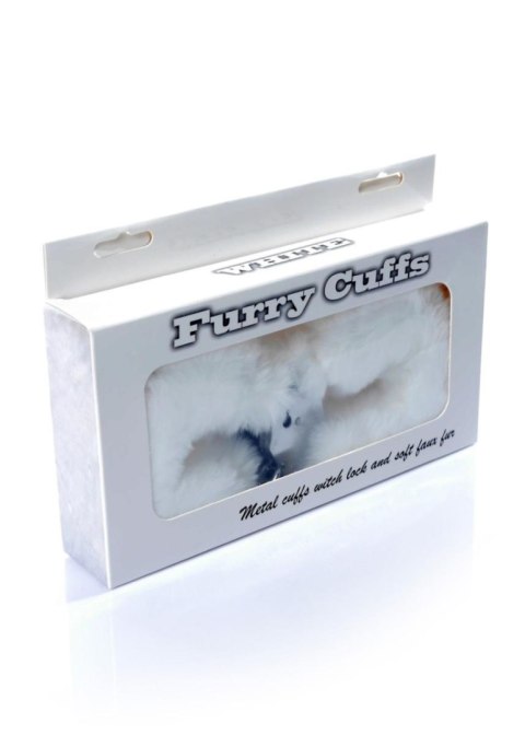 Kajdanki Fetish B - Series - Furry Cuffs White