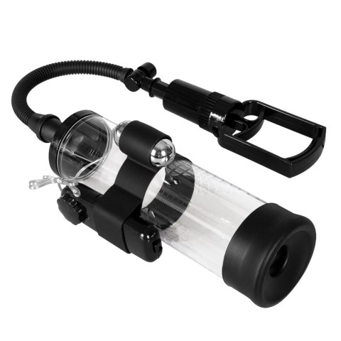 Pompka-Powerpump MAX Vibrating - Black&Clear