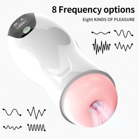 Masturbator-Vibration 8 Vibration modes + Interactive function