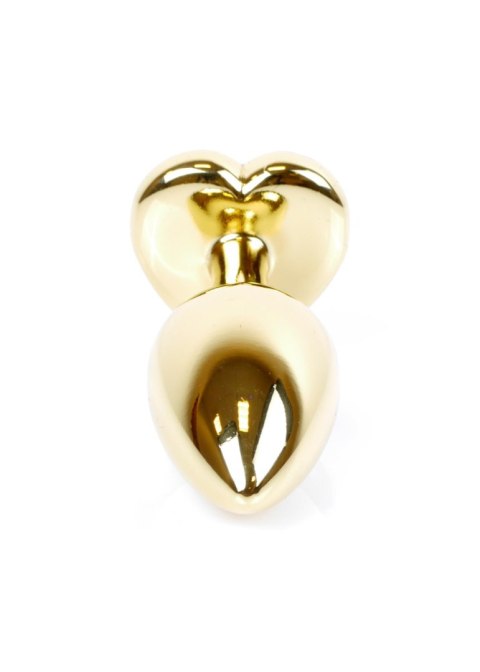 Plug-Jewellery Gold Heart PLUG- Pink