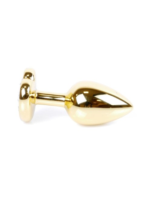 Plug-Jewellery Gold Heart PLUG- Rose