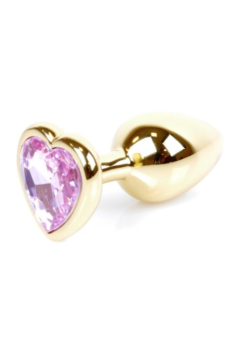 Plug-Jewellery Gold Heart PLUG- Rose