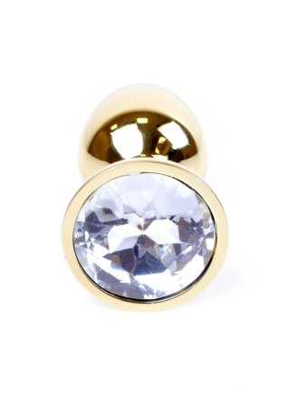 Plug-Jewellery Gold PLUG- Clear