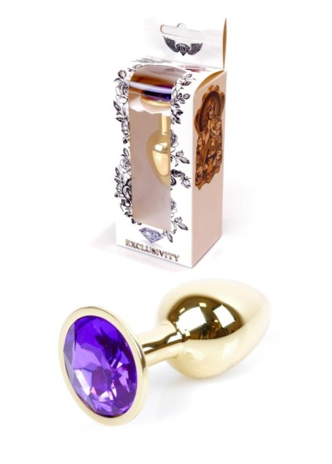 Plug-Jewellery Gold PLUG- Purple