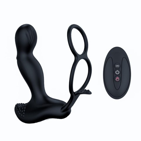Wibrator-Silicone Massager 7 Function and Heating Function, Black Wibrator-Silicone Massager 7 Function and Heating Function, Black