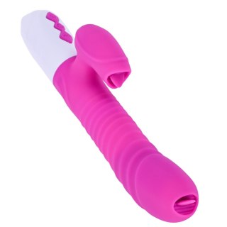 Wibrator-Silicone Vibrator USB 7 Function and Thrusting Function / Heating, purple