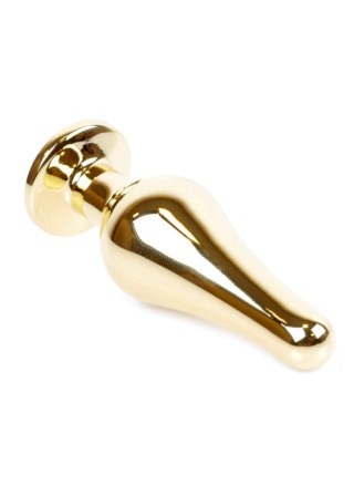 Plug-Jewellery Gold BUTT PLUG- Green