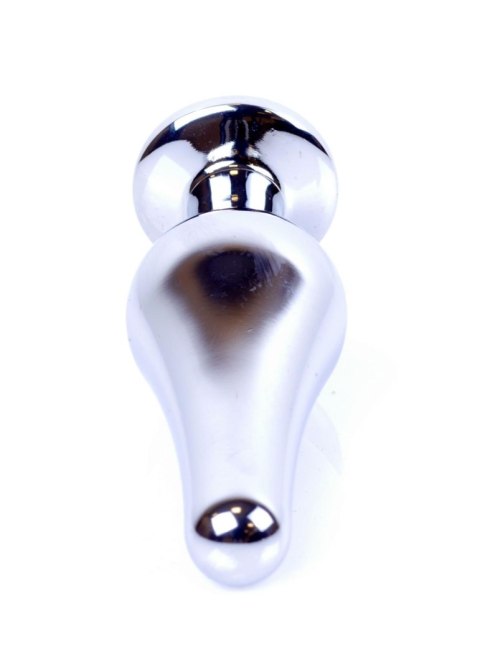 Plug-Jewellery Silver BUTT PLUG- Clear