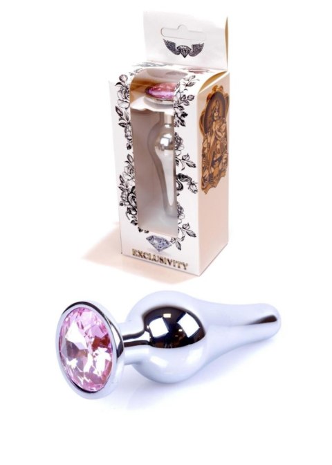 Plug-Jewellery Silver BUTT PLUG- Rose Plug-Jewellery Silver BUTT PLUG- Rose