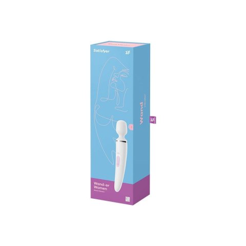 Wibrator - Satisfyer Wand-er Woman (White/Chrome)