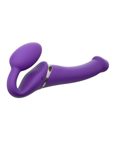 VIBRATING STRAP-ON - M - PURPLE