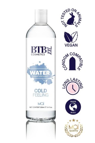 BTB WATER BASED COLD FEELING LUBRICANT 250ML