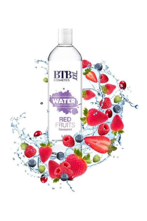 BTB WATER BASED FLAVORED RED FRUITS LUBRICANT 250ML