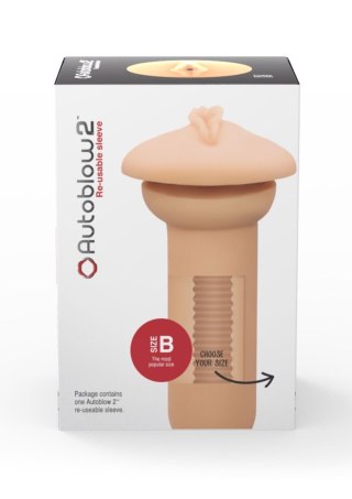 Autoblow 2+ Vagina Sleeve B Light skin tone