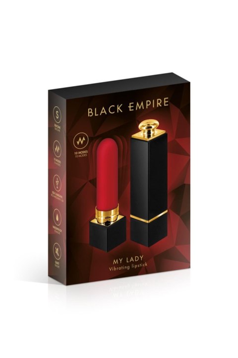 MYLADY BLACK EMPIRE USB LIPSTICK STIMULATOR