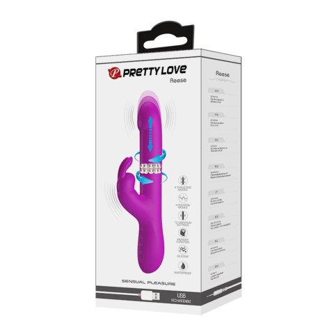 PRETTY LOVE - Reese, 12 vibration functions 4 rotation functions 4 thrusting settings