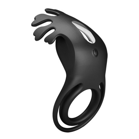 PRETTY LOVE - VIBRANT PENIS RING RUBEN Black, 7 vibration functions