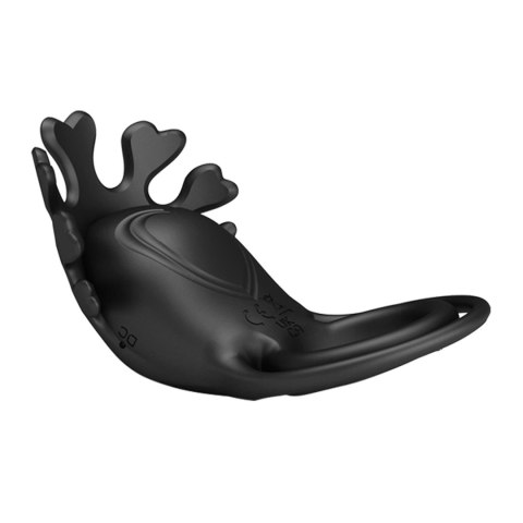 PRETTY LOVE - VIBRANT PENIS RING RUBEN Black, 7 vibration functions