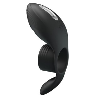 PRETTY LOVE - Vibration Penis Sleeve 7 FUNCTIONS BLACK