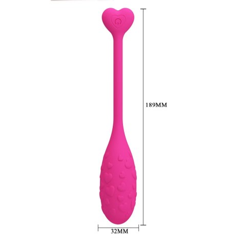 PRETTY LOVE - Fisherman Pink, 12 vibration functions Mobile APP remote control