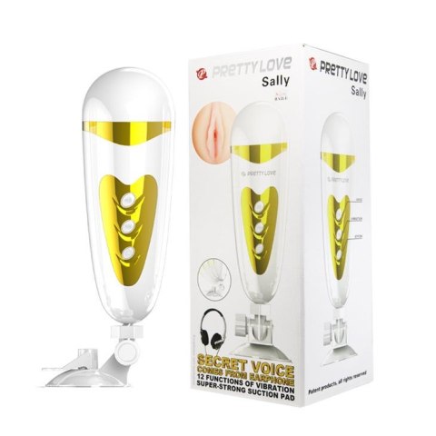 PRETTY LOVE -SALLY, 12 vibration functions Sex talk Suction base