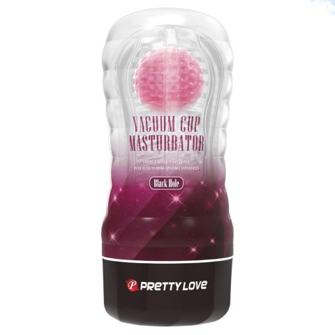 PRETTY LOVE - VACUUM CUP MASTURBATOR Black Hole ABS TPR