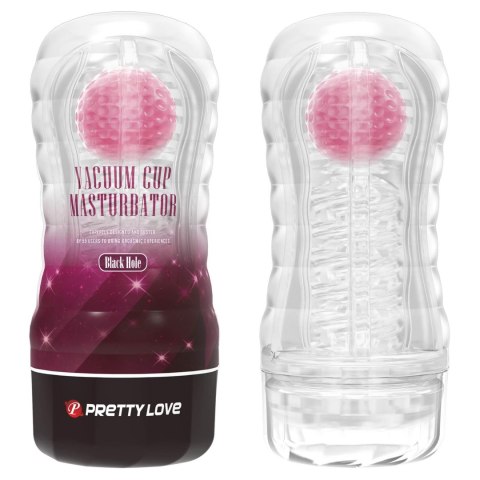 PRETTY LOVE - VACUUM CUP MASTURBATOR Black Hole ABS TPR