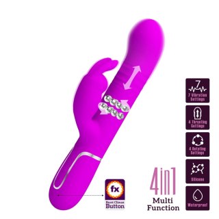 PRETTY LOVE - Coale Twinkled Tenderness Purple, 7 vibration functions 4 rotation functions 4 thrusting settings