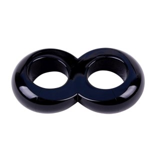 Duo Cock 8 Ball Ring - Black