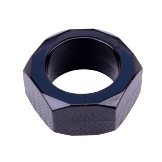 Nust Bolts Cock Ring-Black