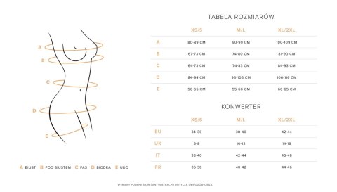 Blomentis Body otwarte XS/S