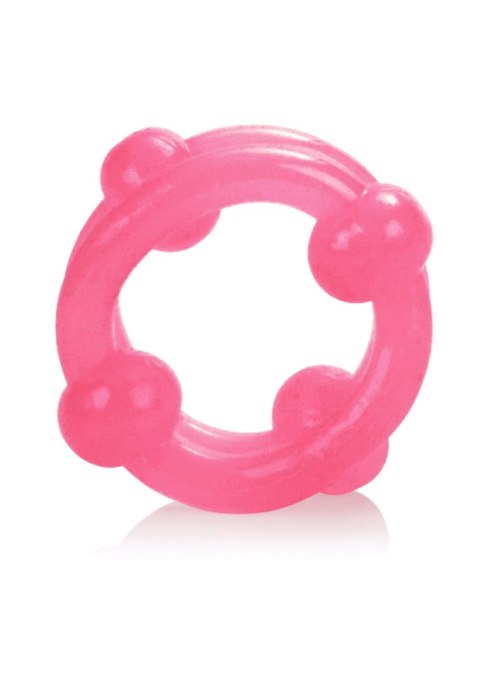 Island Rings Double Stacker Pink