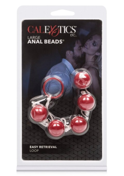 Large Anal Beads Red