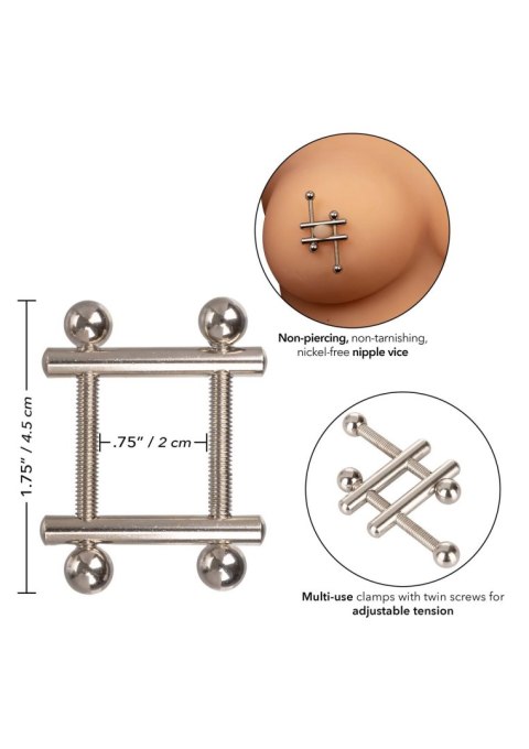 Crossbar Nipple Vices Metal