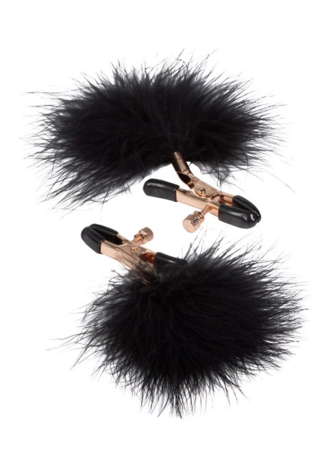 Feather Nipplettes Black